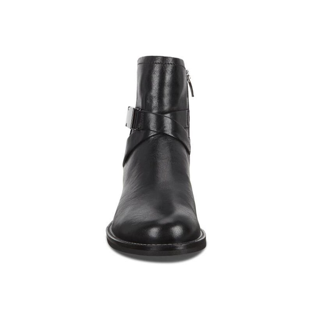 Botas Mujer - ECCO Sartorelle 25 Buckled - Negros - EPV035479